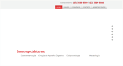 Desktop Screenshot of gastrocentervitoria.com.br
