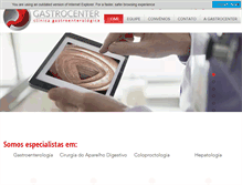 Tablet Screenshot of gastrocentervitoria.com.br